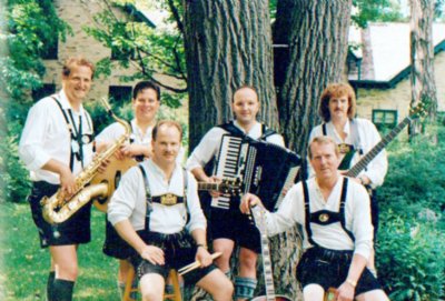 Die Band "Saxons"